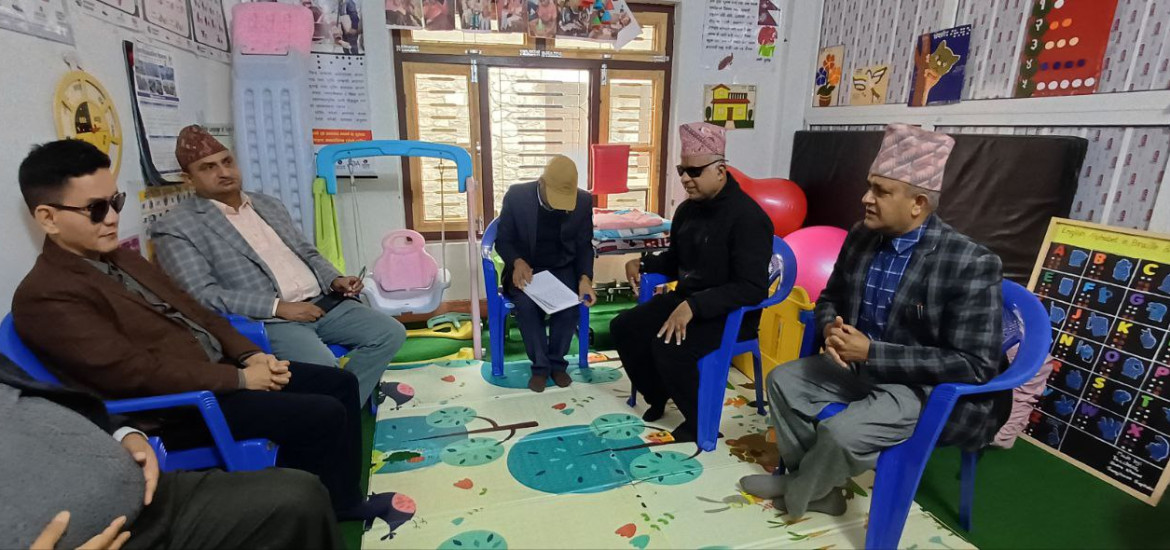 Blog Image - Director General of the Center for Education and Human Resource Development Visits the Deafblind Resource Center, Kaski